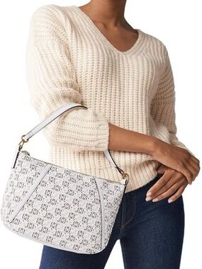 Fossil Women's Bag Skylar Jacquard Clutch Crossbody Purse